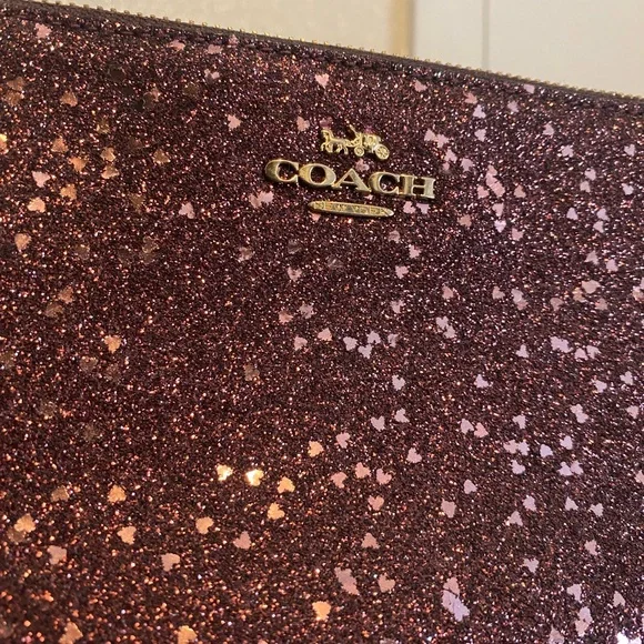 Limited Edition Coach Sparkling Purple Clutch - Picture 4 of 8